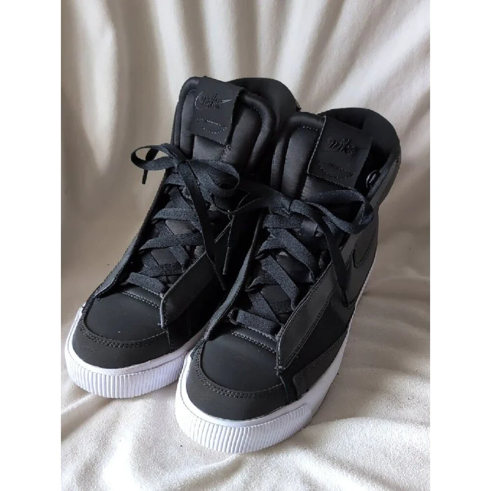 Nike Women's Blazer Mid Victory 'Black Off Noir' High Cut Sneakers